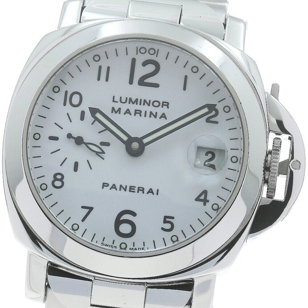 PANERAI Luminor Marina PAM00051 Date Small Second Automatic Men's Watch_871463